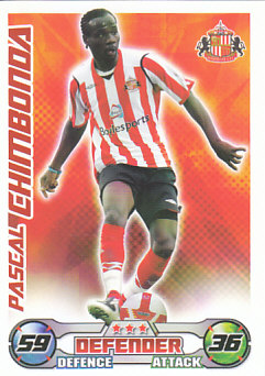 Pascal Chimbonda Sunderland 2008/09 Topps Match Attax #276